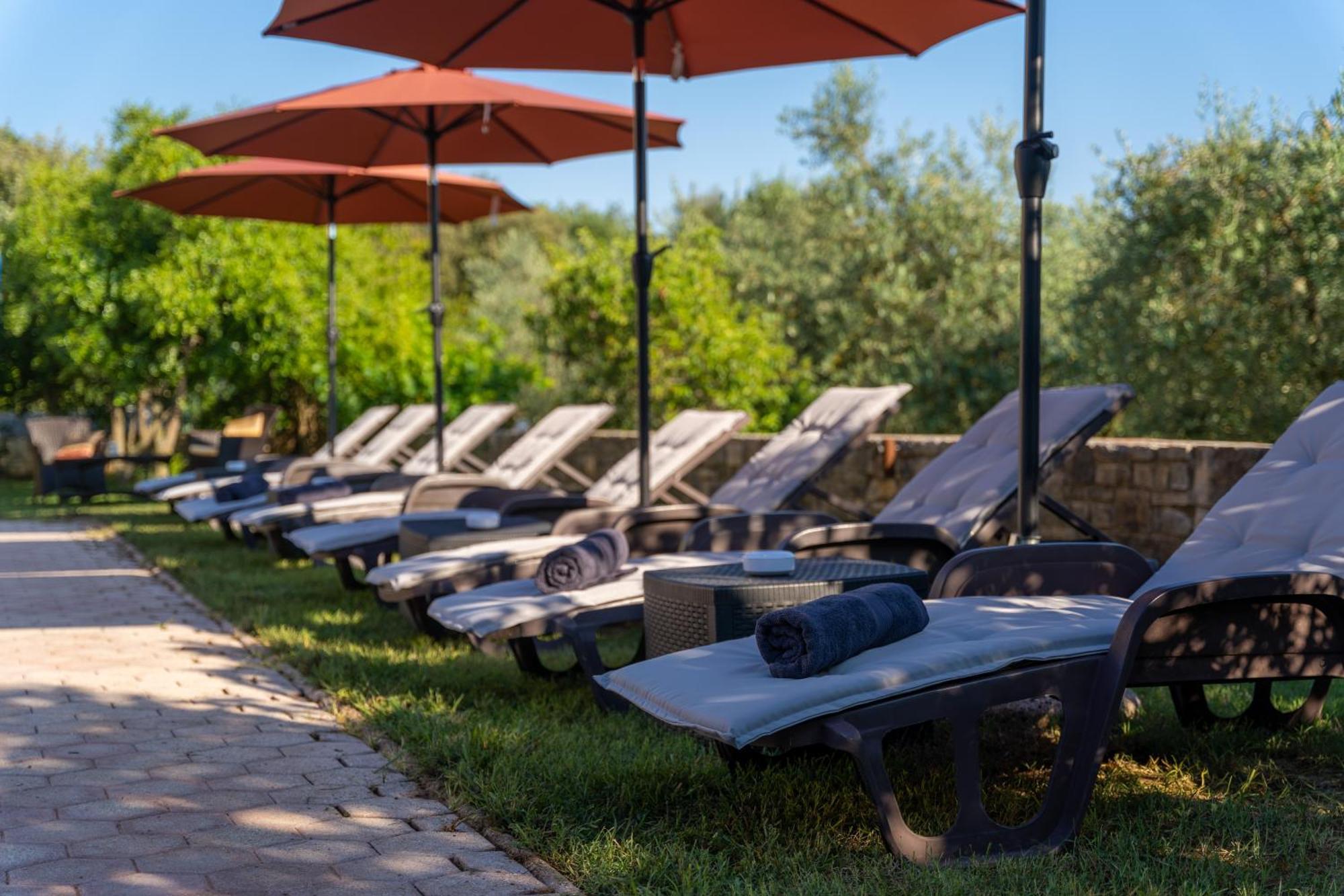 Guesthouse "Barboska" - Big Outdoor Swimming Pool & Private Tennis Court Vodnjan Exterior photo
